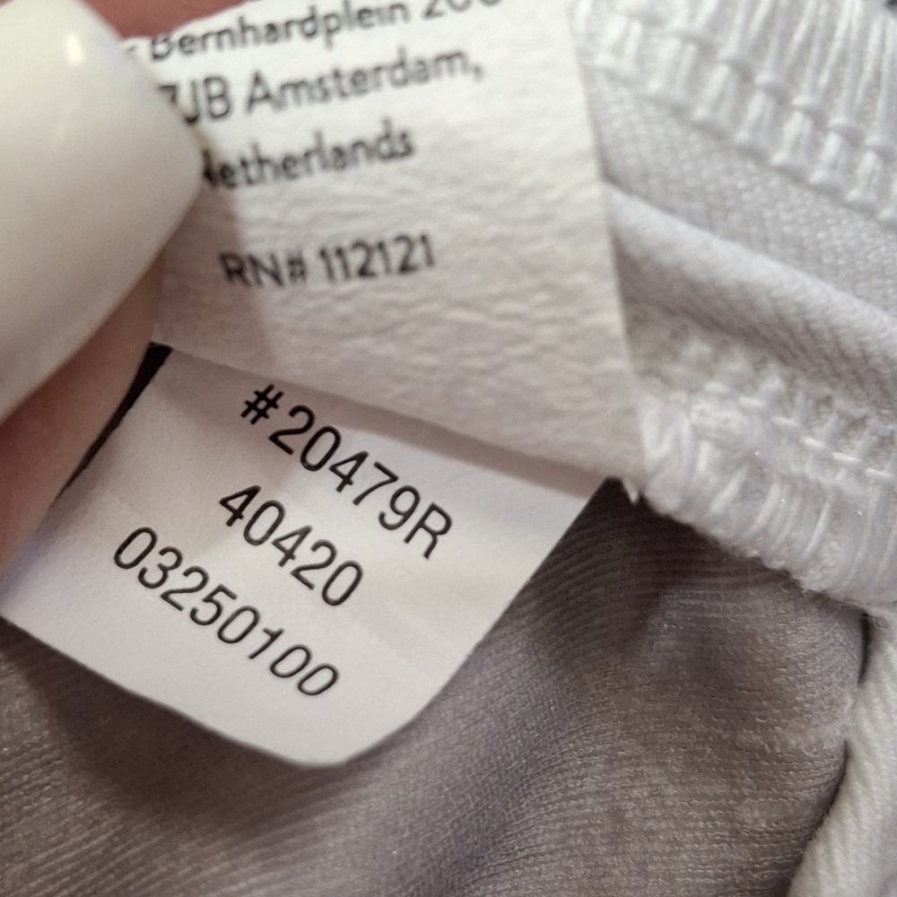 SPANX On-the-Go #20479R Cropped Wide Leg Pull-On White Pants Women Size Medium - Picture 14 of 16